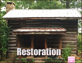 Historic Log Cabin Restoration  Nickelsville, Virginia